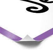 J ist für Name Poster (Ecke)