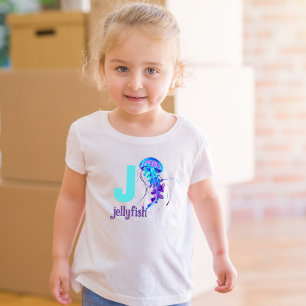 J ist für Quallen: Reise ins Meer Kleinkind T-shirt