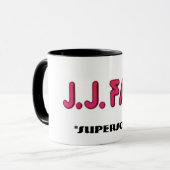 J.J. FAD RINGER TASSE MIT LOGO (Vorderseite Links)