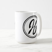 J. J. Hanna Logo-Tasse Kaffeetasse (VorderseiteRechts)