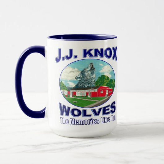 J.J. Knox Fire 50-jährige Tasse (Links)