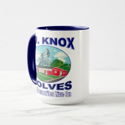 J.J. KNOX WOLVES: "Sing Now On" Tasse (Vorderseite Links)