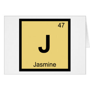 J - Jasmin Chemie Periodensymbol