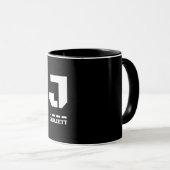 J(Juliett) NATO Phonetic Alphabet & Morse Code Tasse (VorderseiteRechts)