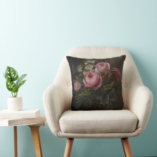 J.L. Jensen - Rose und Tree Anemones in einem ... Kissen