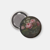 J.L. Jensen - Rose und Tree Anemones in einem ... Magnet (Vorderseite/Rückseite)