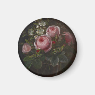 J.L. Jensen - Rose und Tree Anemones in einem ... Magnet