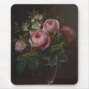 J.L. Jensen - Rose und Tree Anemones in einem ... Mousepad