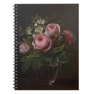 J.L. Jensen - Rose und Tree Anemones in einem ... Notizblock