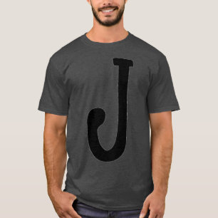 J Letter Monogram T-Shirt