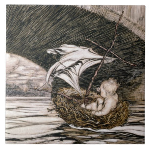 J.M. Barrie , ', das er unter die Brücke führte Fliese