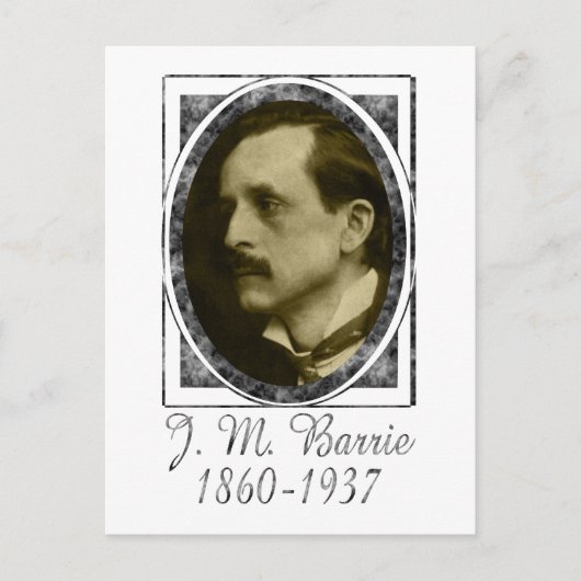 J. M. Barrie Postkarte (Vorderseite)