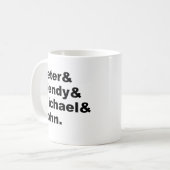 J.M. Barrie's Peter Pan | Peter Wendy Michael John Kaffeetasse (Vorderseite Links)