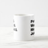 J.M. Barrie's Peter Pan | Peter Wendy Michael John Kaffeetasse (Mittel)