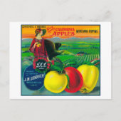 J.M.L. Apple Crate LabelWatsonville, CA Postkarte (Vorderseite)