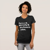 J.M. Peter Pan| Peter Wendy Michael John T-Shirt (Vorne ganz)