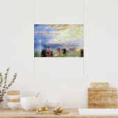 J. M. W. Turner Annäherung an Venedig Poster (Küche)