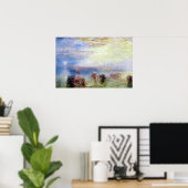 J. M. W. Turner Annäherung an Venedig Poster (Heimbüro)