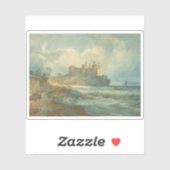 J. M. W. Turner - Conway Castle, North Wales Aufkleber (Blatt)