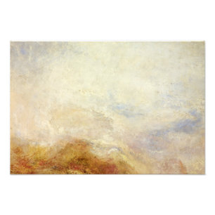 J. M. W. Turner - Eine Bergszene, Val d'Aosta Fotodruck
