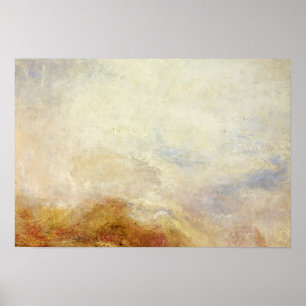 J. M. W. Turner - Eine Bergszene, Val d'Aosta Poster