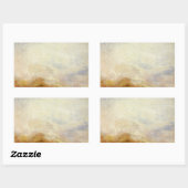 J. M. W. Turner - Eine Bergszene, Val d'Aosta Rechteckiger Aufkleber (Blatt)