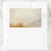 J. M. W. Turner - Eine Bergszene, Val d'Aosta Rechteckiger Aufkleber (Tasche)