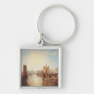 J.M.W. Turner: Hafen von Dieppe Romantische Kunst Schlüsselanhänger