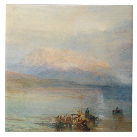 J. M. W. Turner - The Red Rigi Fliese (Vorderseite)