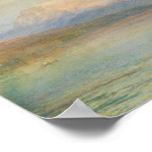 J. M. W. Turner - The Red Rigi Poster (Ecke)