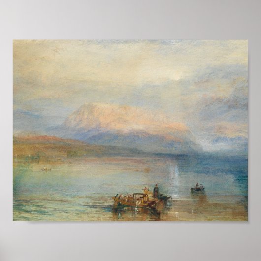 J. M. W. Turner - The Red Rigi Poster (Vorne)