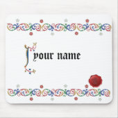 J mittelalterliches Mouspad Mousepad (Vorne)