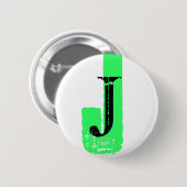 J Monogram - Anpassbare Schaltfläche Button (Vorne & Hinten)