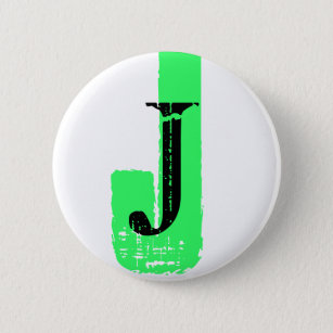 J Monogram - Anpassbare Schaltfläche Button