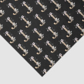 J Monogram Floral Tissue Paper Seidenpapier (Ausschnitt)