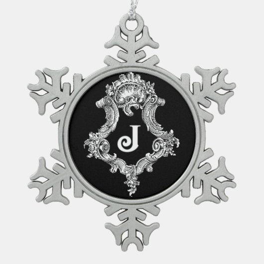 J Monogram Initial Ornament (Vorderseite)