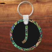 J Monogram Schlüsselanhänger (Vorderseite)