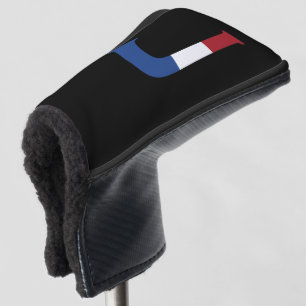 J Monogram überlagert sich auf der NLD-Flagge auf  Golf Headcover