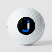 J Monogram überlagert sich auf der schottischen Fl Golfball (Vorderseite)