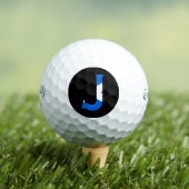 J Monogram überlagert sich auf der schottischen Fl Golfball (Insitu T-Shirt)