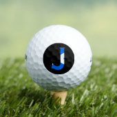 J Monogram überlagert sich auf Scottish Flag wu gb Golfball (Insitu T-Shirt)