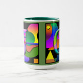 J O Monogramierte, Initialed Coffee Tasse (Zentrum)