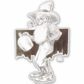 J P Bernard Moonshiner Custom-Cut Vinyl Stickers Aufkleber (Vorderseite)