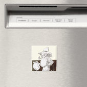 J P Bernard Moonshiner (Sepia) Magnet (In Situ (Geschirrspüler))