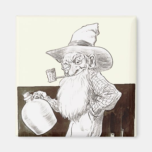 J P Bernard Moonshiner (Sepia) Magnet (Vorne)