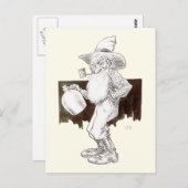 J P Bernard Moonshiner (Sepia) Postkarte (Vorne/Hinten)