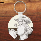 J P Bernard Moonshiner (Sepia) Schlüsselanhänger (Vorderseite)