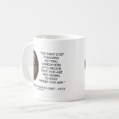 J.P. Erster Schritt Morgans hin zu irgendwo Kaffeetasse (Vorderseite Links)