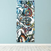 J. P. - GEBURT - c. 1941 - Abstrakter Expressionis Leinwanddruck (Insitu (Holzboden))