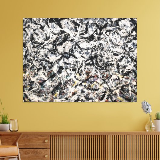 J. P. - GRAYED RAINBOW - 1953 - Action Painting - Leinwanddruck (Insitu (Wohnzimmer))